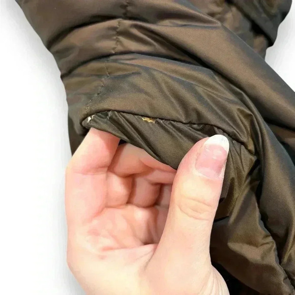 Parajumpers Two-tone Long Chocolate Brown Down Feather Puffer Ski Jacket Size XS - Picture 11 of 14